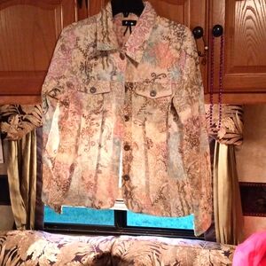 Analogy pastel threaded jacket size L